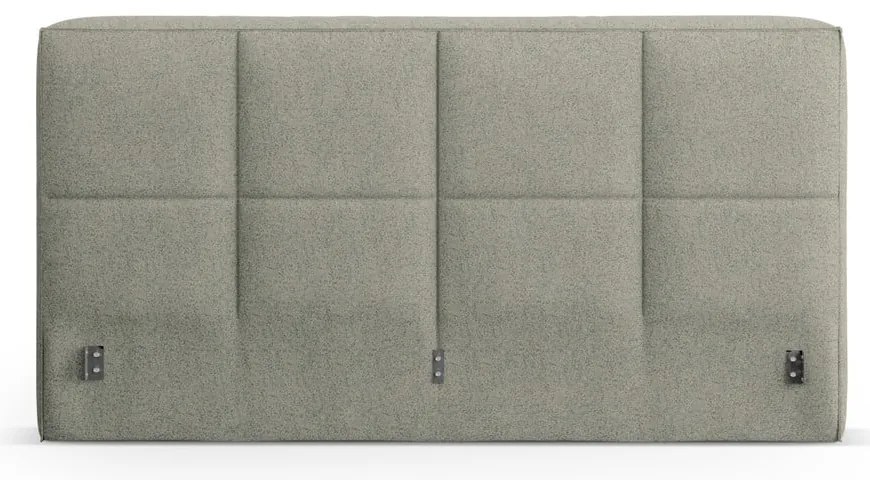 Tăblie de pat verde tapițată 229x100 cm Darren – Micadoni