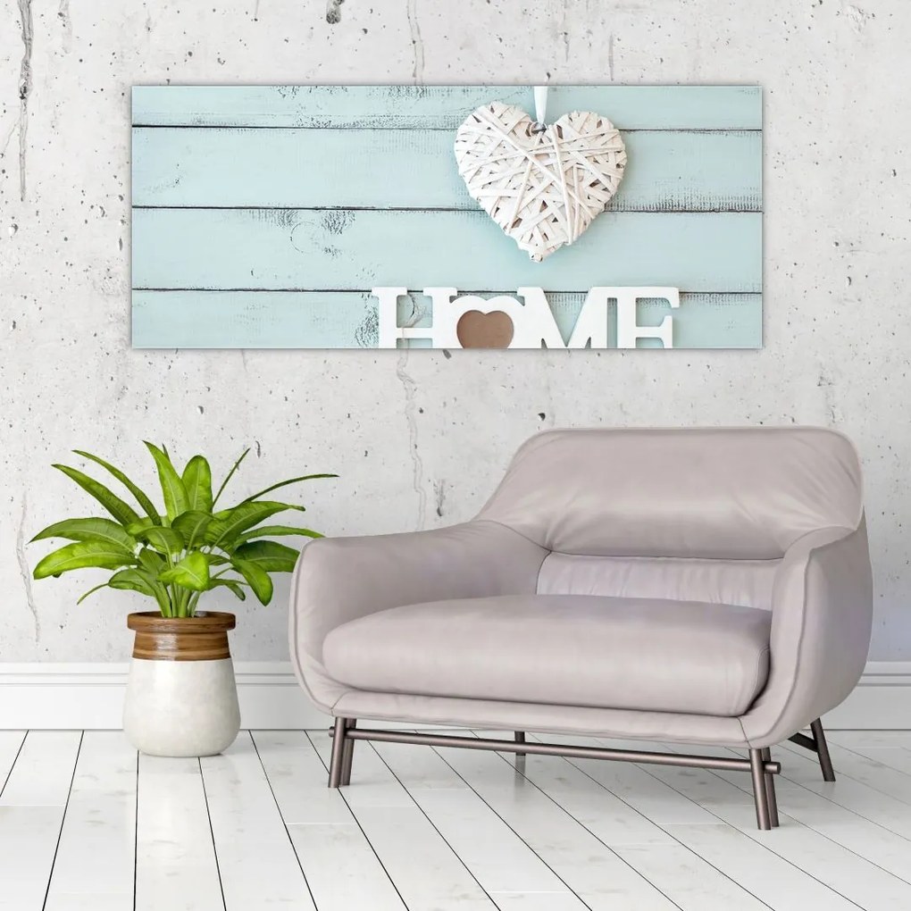 Tablou - I love home (120x50 cm)