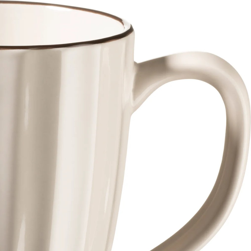 Mäser Set of 4 mugs OSITA – 350 ml, cream
