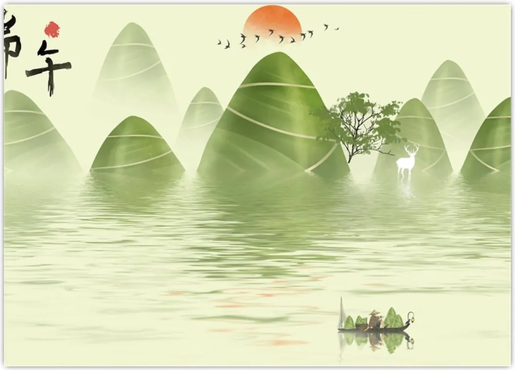 Tablou - Valea munțilot verzi (70x50 cm)