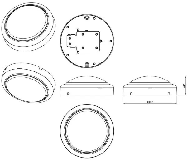 Aplică LED PROJECTLINE LED/15W/230V IP65 Philips