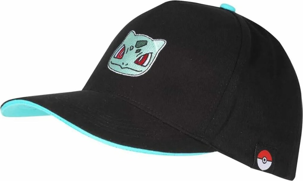 Șapcă Unisex Pokémon Bulbasaur Badge Negru Mărime unică 58 cm