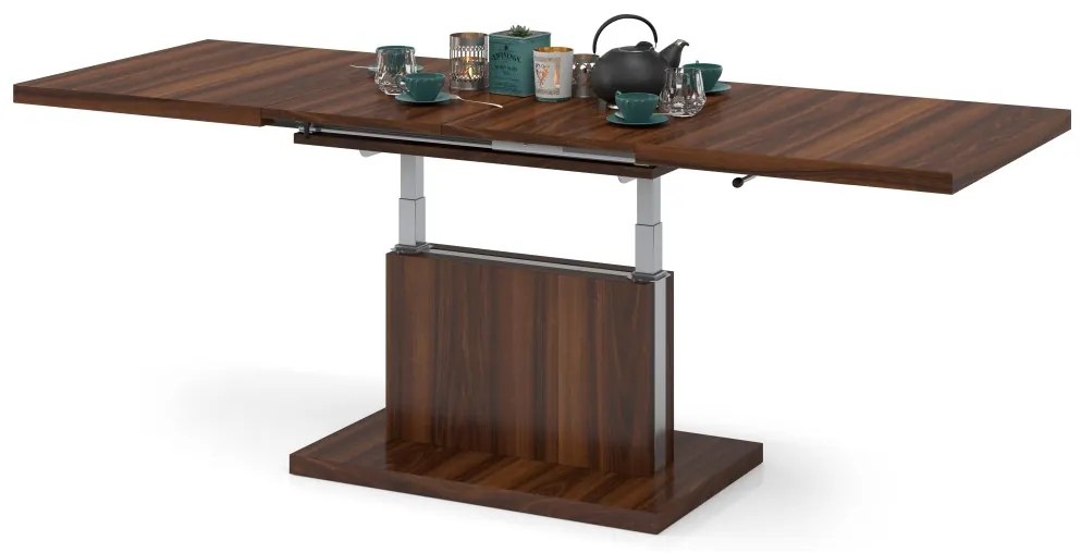 Mazzoni ASTON Nuc California - MĂSUȚĂ EXTENSIBILĂ MODERNĂ MĂSUȚĂ DE CAFEA