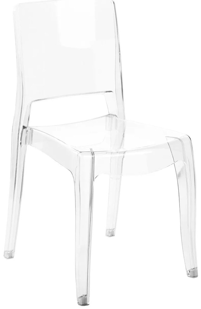 Set 2 buc scaune de sufragerie Werdebra (transparent) . 1076582