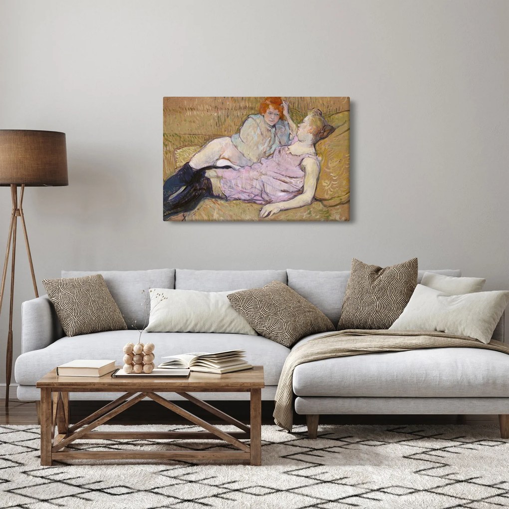 Tablou - Henri de Toulouse-Lautrec, The Sofa, reproducere (90x60 cm)