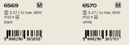 Veioza, lampa de masa design industrial Bowie negru 6569 RX