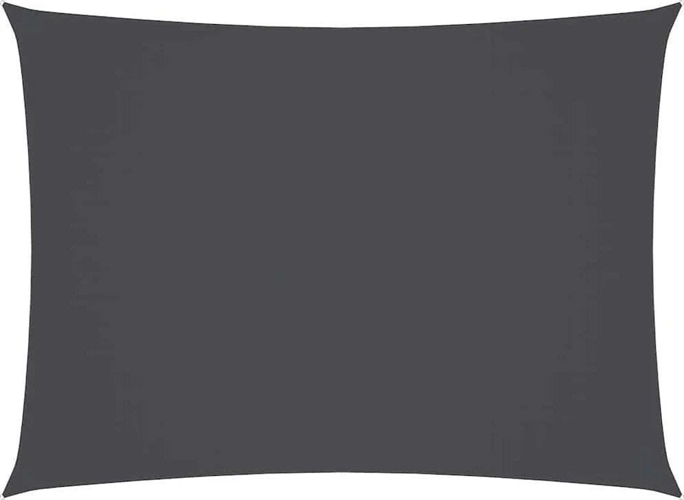 vidaXL Parasolar, antracit, 2,5x4 m, țesătură oxford, dreptunghiular