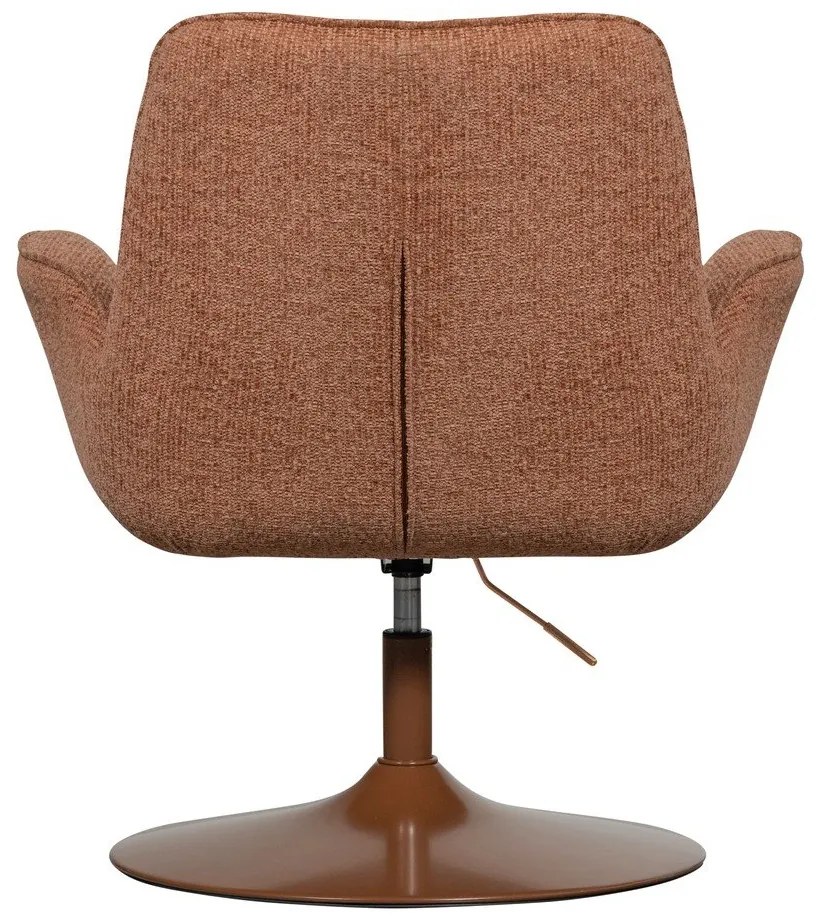 Fotoliu portocaliu cu șezut cu înălțime ajustabilă Marten – WOOOD