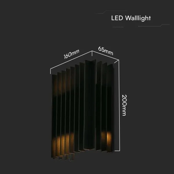 Aplică LED de exterior 2xLED/6W/230V IP65 3000K