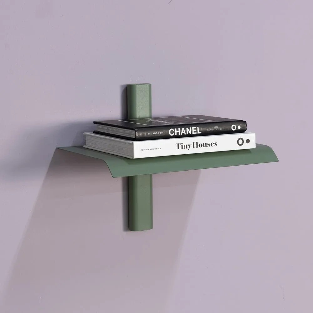 Raft verde prăfuit din metal 28 cm Hola – Spinder Design