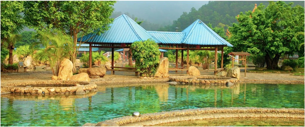 Shanghai hotel park (120x50 cm)