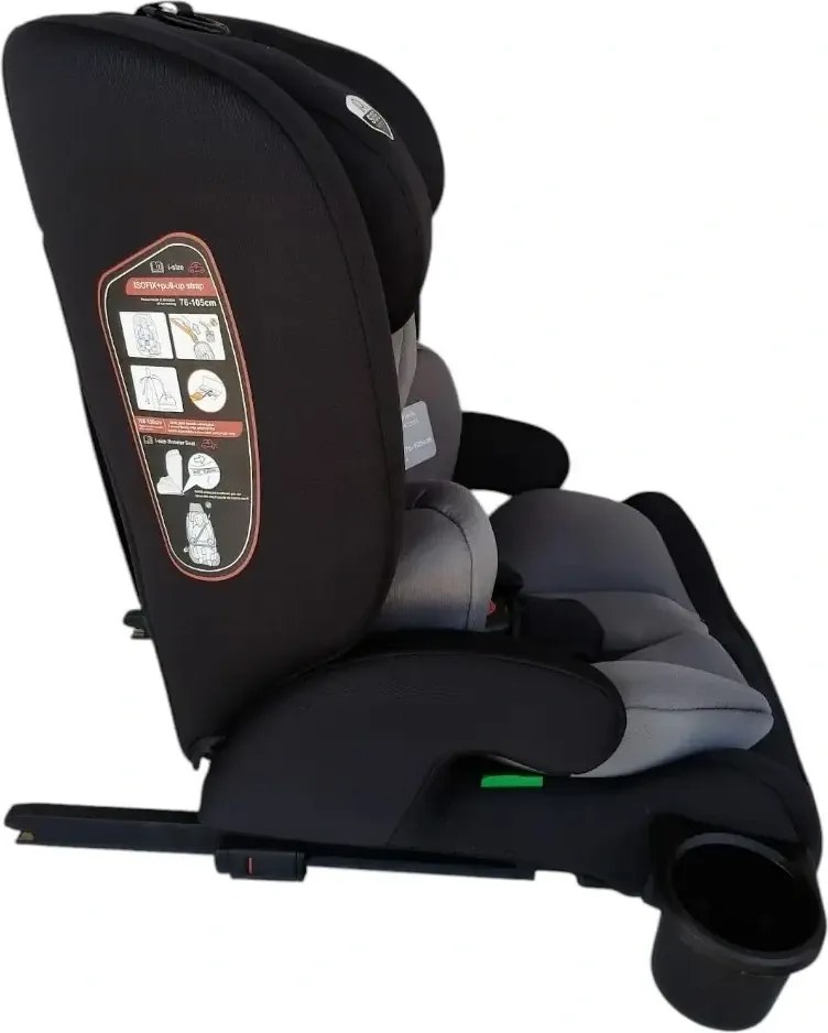 Scaun auto ISOFIX + Top Tether NOVOKIDS Splend'or Edition HC-02S, R129 i-Size, 76-150 cm, Grupa 1/2/3, Negru