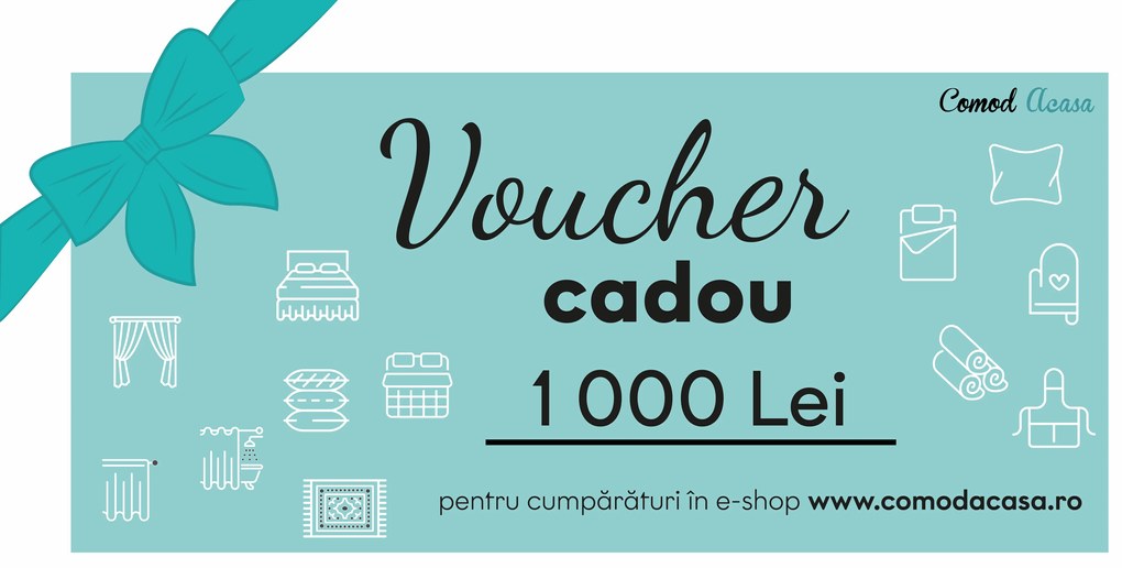 Voucher cadou pentru 1 000 Lei Formular cupon: Tipărit