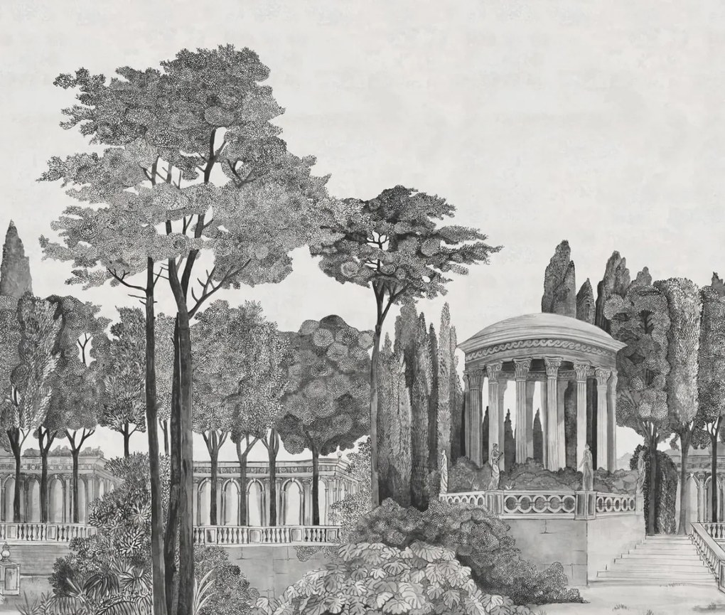 Fototapet, Chatsworth Park, Graphite, Rebel Walls