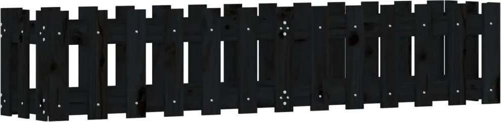 vidaXL Pat înălțat grădină design gard 150x30x30 cm lemn de pin tratat