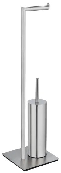 WENKO 25378100 - Perie WC RECCO 20 x 71,5 cm satinat