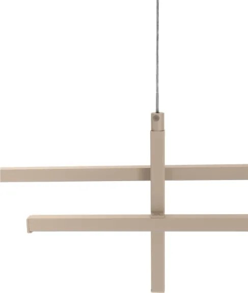 Eglo 901887 - Lustră LED suspendată pe cablu TREPILIANO LED/20W/230V bej