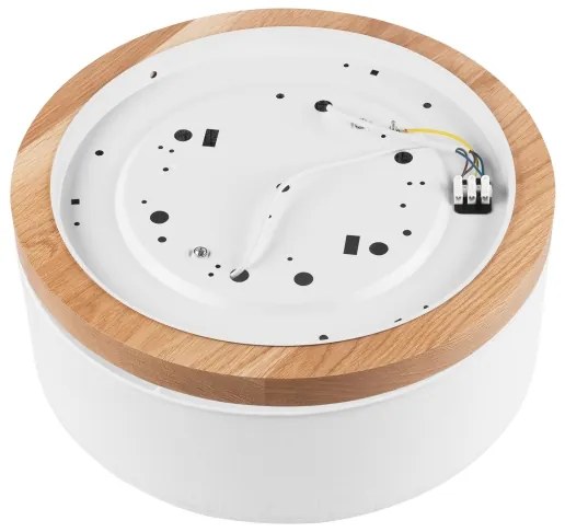 Plafonieră Brilagi BELLADONNA 2xE27/15W/230V d. 40 cm bej/stejar