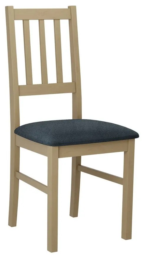 Scaun sufragerie Dalam IV (Stejar sonoma + Albastru închis) . 1103420