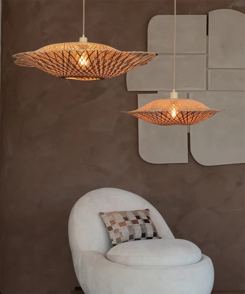 Lustra/Pendul Eco, Bambus, Madura nat/brown, L