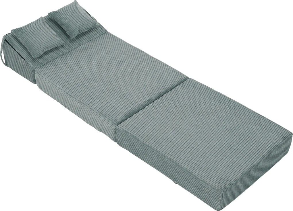 Saltea pliabilă/fotoliu extensibil, 2 in 1, mentolat, PELOS