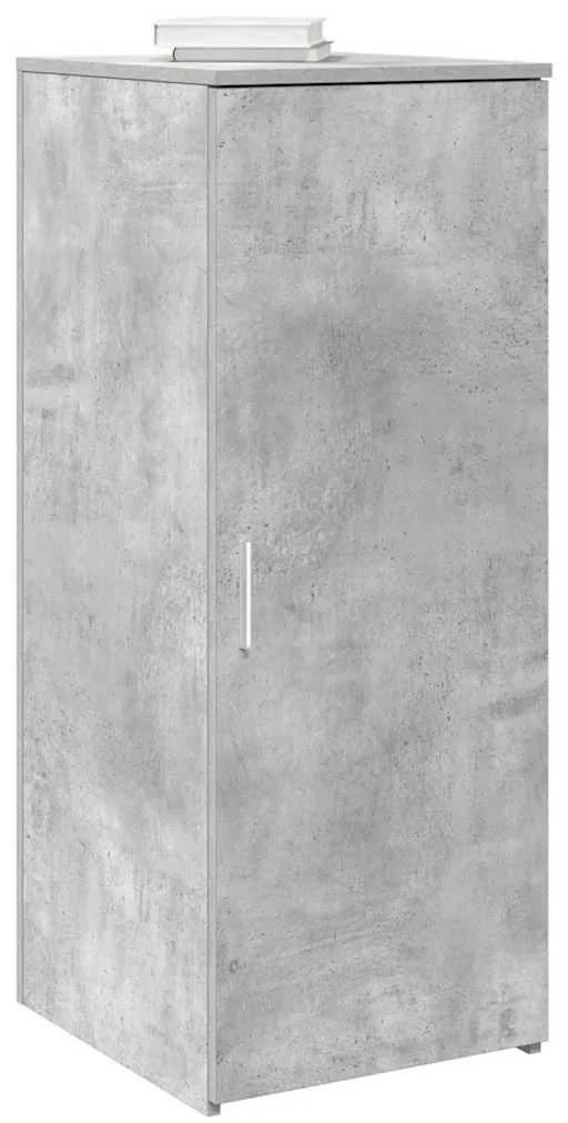vidaXL Dulap de depozitare, gri beton, 40x45x103,5 cm lemn prelucrat
