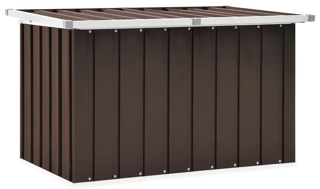 vidaXL Ladă de grădină, maro, 109x67x65 cm