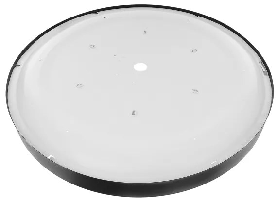 Plafonieră CLEO cu senzor, 6 x E27, 24 W, 230 V, Ø 80 cm, neagră