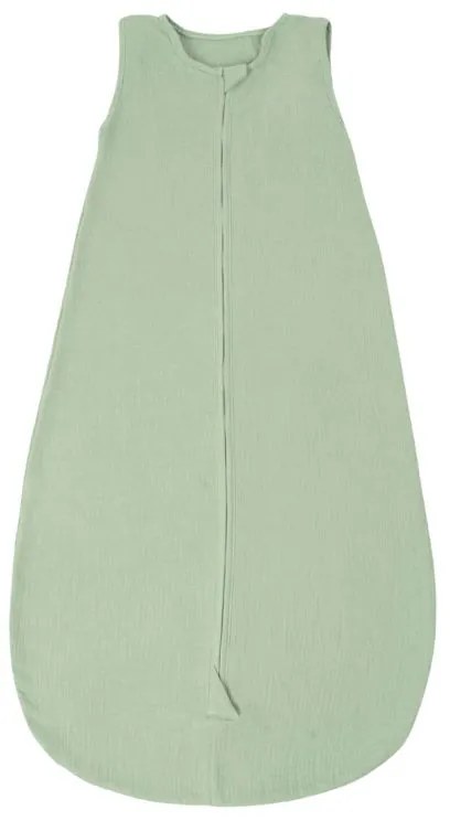 Sac de dormit de vara pentru copii din muselina dubla 18-36 luni Kidizi mint, bumbac 100%, 0.3 tog