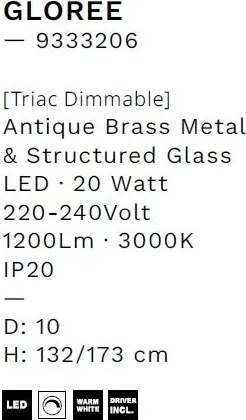 Pendul LED design decorativ GLOREE