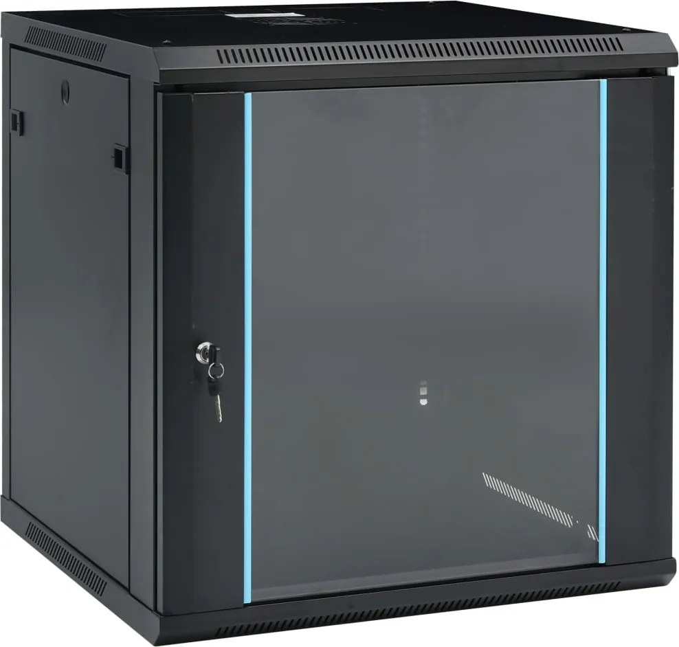 vidaXL Dulap server, montare pe perete, 12U, 19" IP20 600x600x640 mm