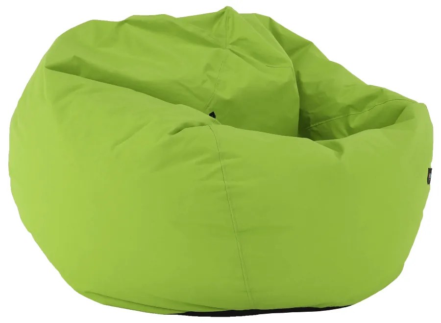 Fotoliu tip sac, material textil verde, KATANI