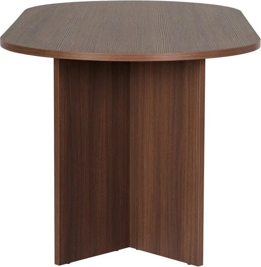Masă de dining cu aspect de lemn de nuc 89,5x180 cm Sablin – Kalune Design