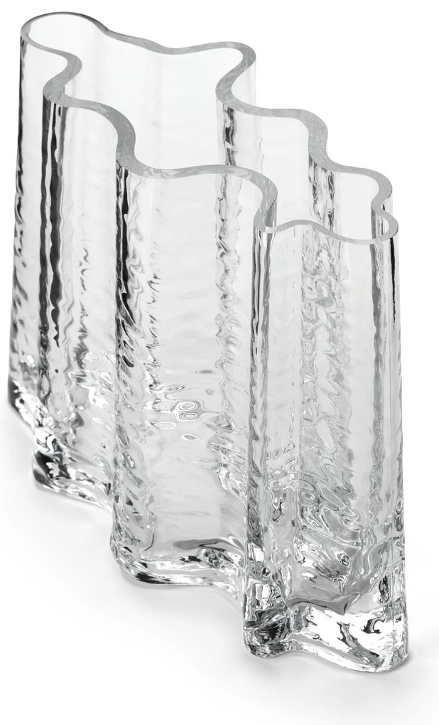 Vasă Gry lată, 24 cm, transparentă - COOEE