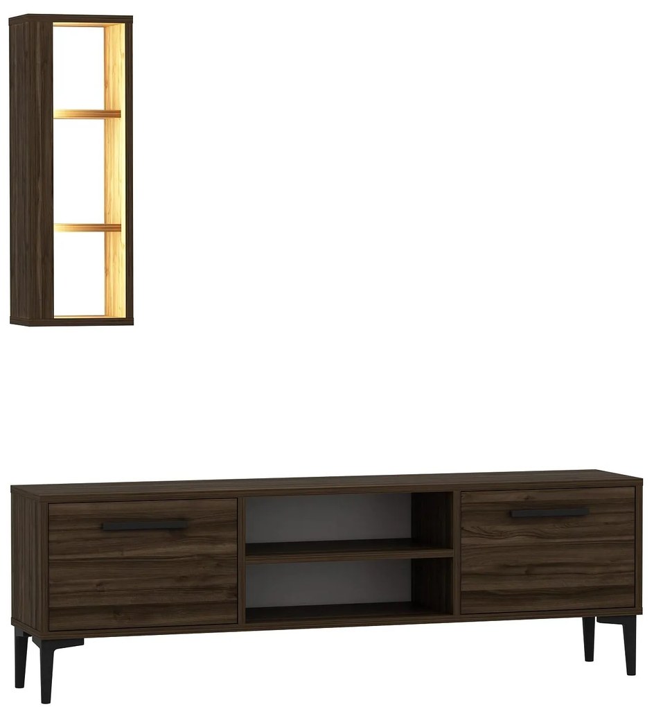 Mobilier living Kuvuni 1 (Nuc) (cu iluminare). 1095470