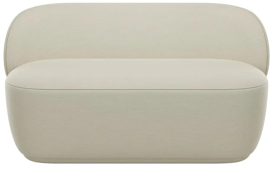 Canapea bej cu tapițerie din stofă bouclé 137,5 cm KUON – Blomus