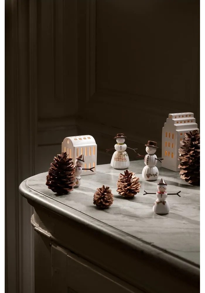 Figurină de Crăciun din porțelan (înălțime 11,5 cm) Hammershøi Snowman – Kähler Design