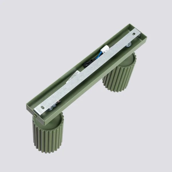 Brilagi - Spot CRESTO 2xGU10/10W/230V verde