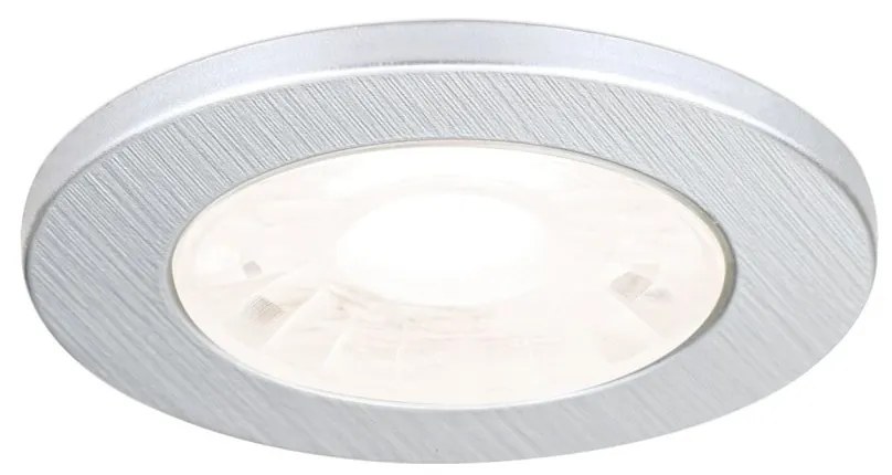 Set de 3 Spoturi LED incastrabile tavan ARTIST D-4,4cm argintiu