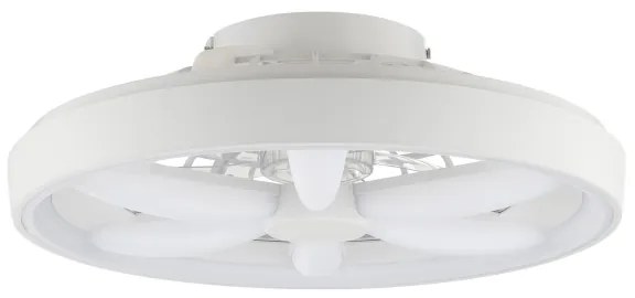Ventilator LED RGBW de tavan cu lumină Brilliant GAIANO LED/48W/230V alb + telecomandă