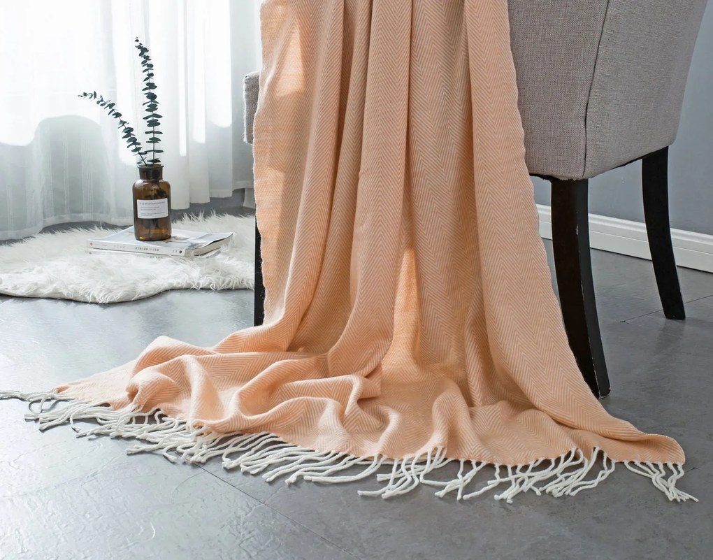 Patura decorativa Peach Lifestyle