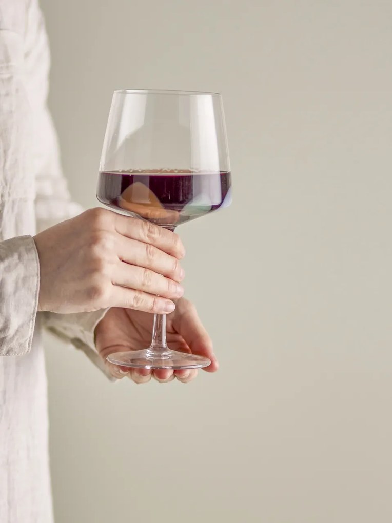 Pahar de vin suflat manual ,"Gildor", 490 ml