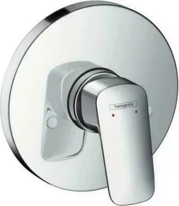 Baterie dus incastrata Hansgrohe Logis crom lucios