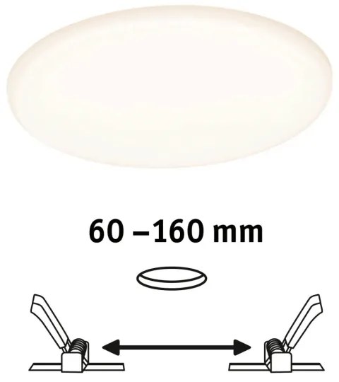 Paulmann 95386 - LED 15W IP44 SMART VELUNA lampa baie dimabilă 230V