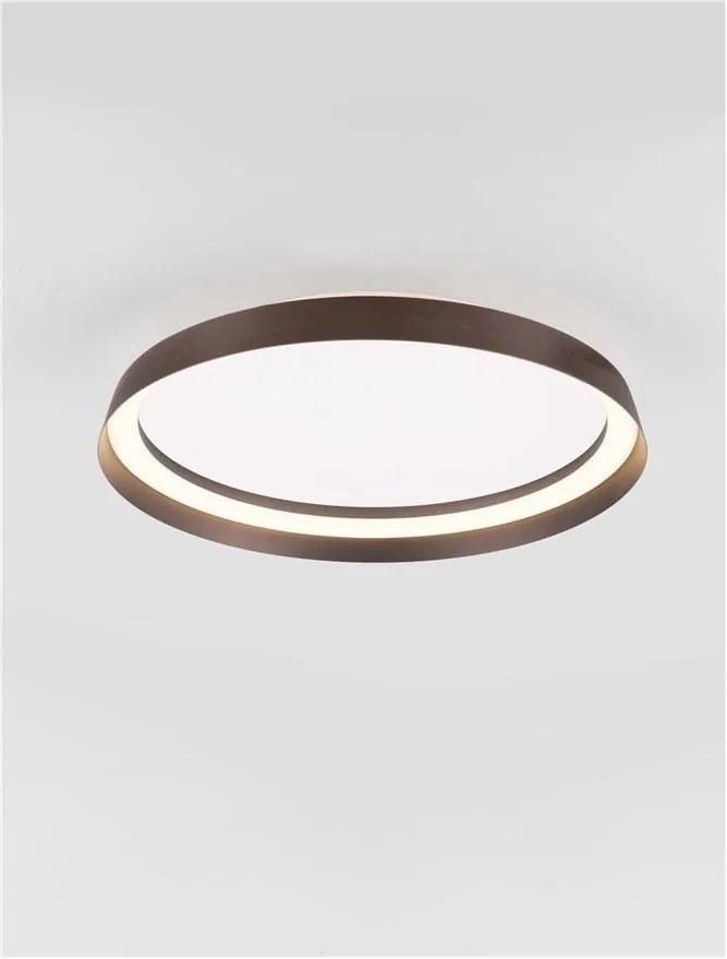 Plafoniera LED design modern circular ORMI coffee D-45cm