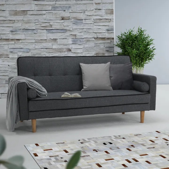 Canapea extensibila Culoare Gri, OTISA