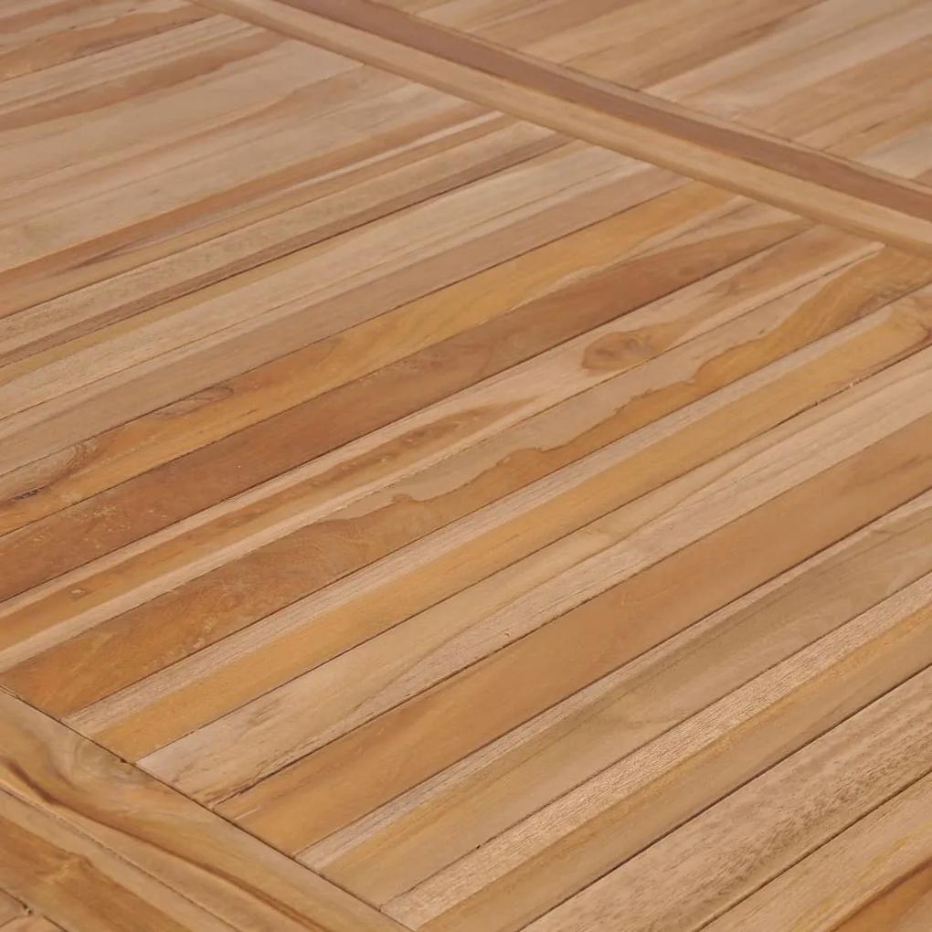 Masa de gradina, 200 x 100 x 77 cm, lemn masiv de tec 1, 200 x 100 x 77 cm