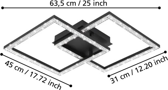 Plafonieră LED LEJIAS LED/21W/230V Eglo 99799