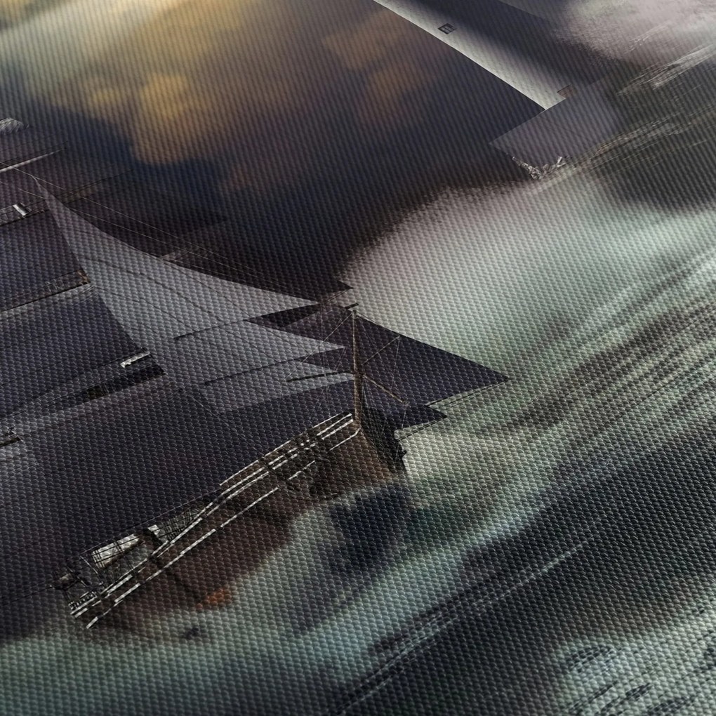 Tablou - Vapor în furtună (120x50 cm)
