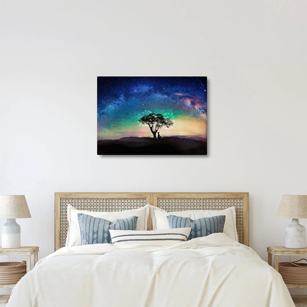 Tablou - Relaxare sub stele (70x50 cm)